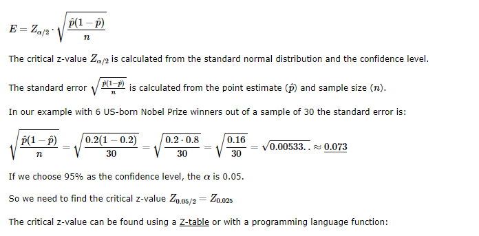 Learn Statistics Estimating Population Proportions