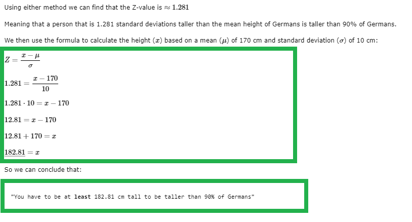 Learn Statistics Standard Normal Distribution